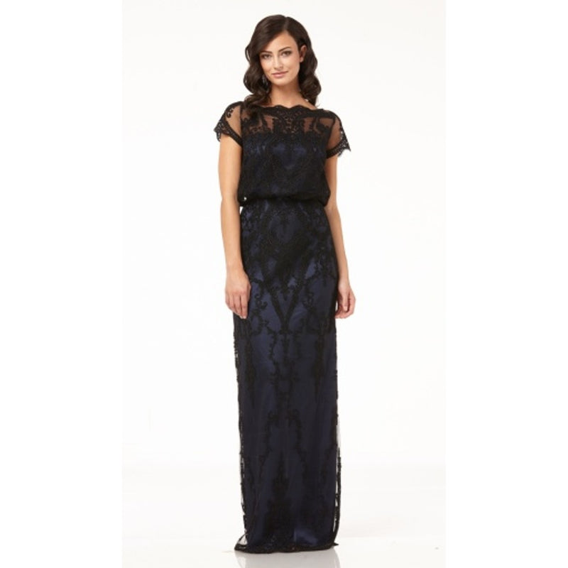 JS Collections - Womens Embroidered Bateau Blouson