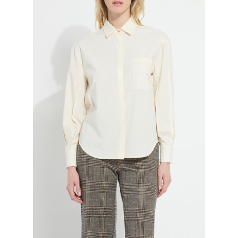 Lysse - Womens Etta Pleated Balloon Slv Shirt