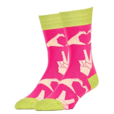 Oooh Yeah - Mens Crew Peace and Love