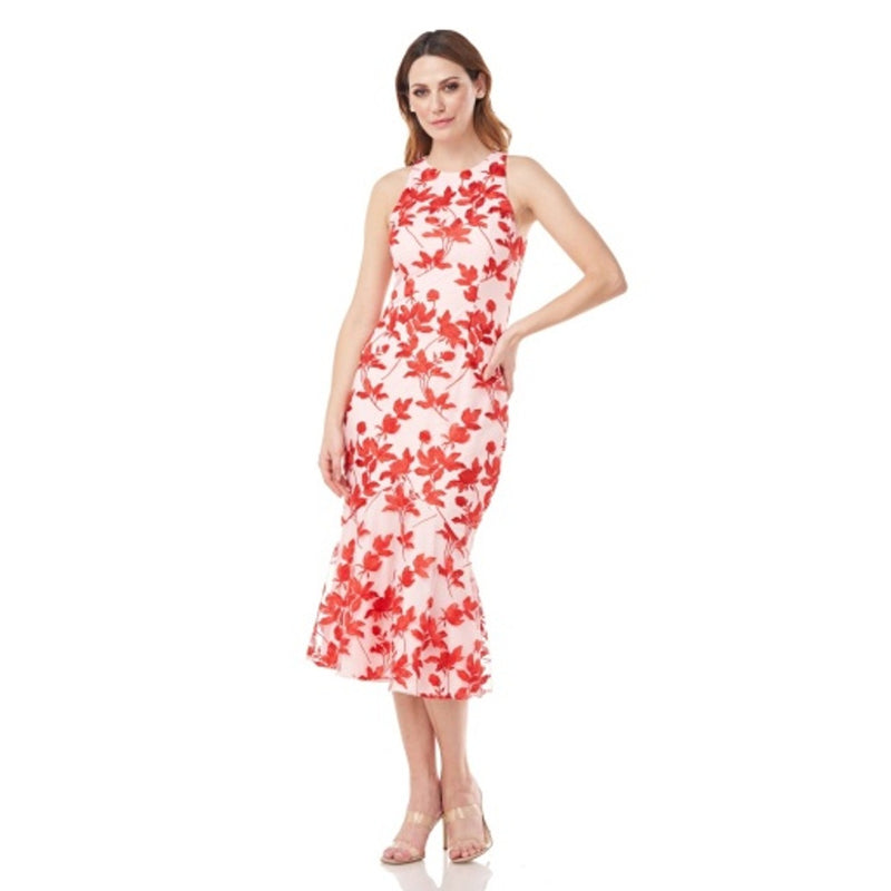 JS Collections - Womens Zendaya Halter Midi Dress