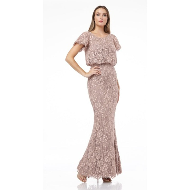 JS Collections - Womens Flutter Sleeve Midi Blouson