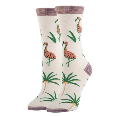 Oooh Yeah - Womens Crew Socks Flaminco Vibes