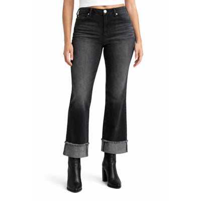1822 Denim - Womens 34 1/2" Cuffed to 30" Mid-Rise Straight