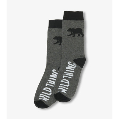 Little Blue House - Wild Thing Mens Crew Socks