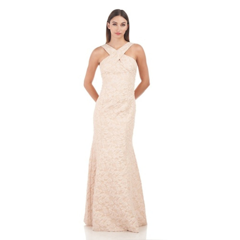 JS Collections - Womens Florence Halter Mermaid Gown