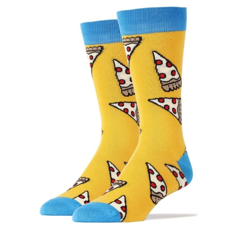 Oooh Yeah - Mens Crew Pizza Party Yellow