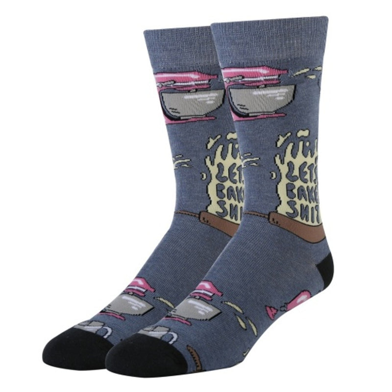 Oooh Yeah - Mens Let's Bake Mens Crew Socks