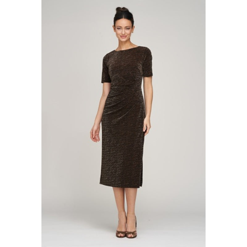 JS Collections - Womens Tatiana Column Midi Dress