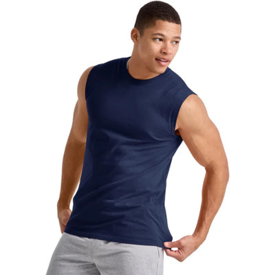 Hanes - Mens Cotton Muscle Tank 3-Pack