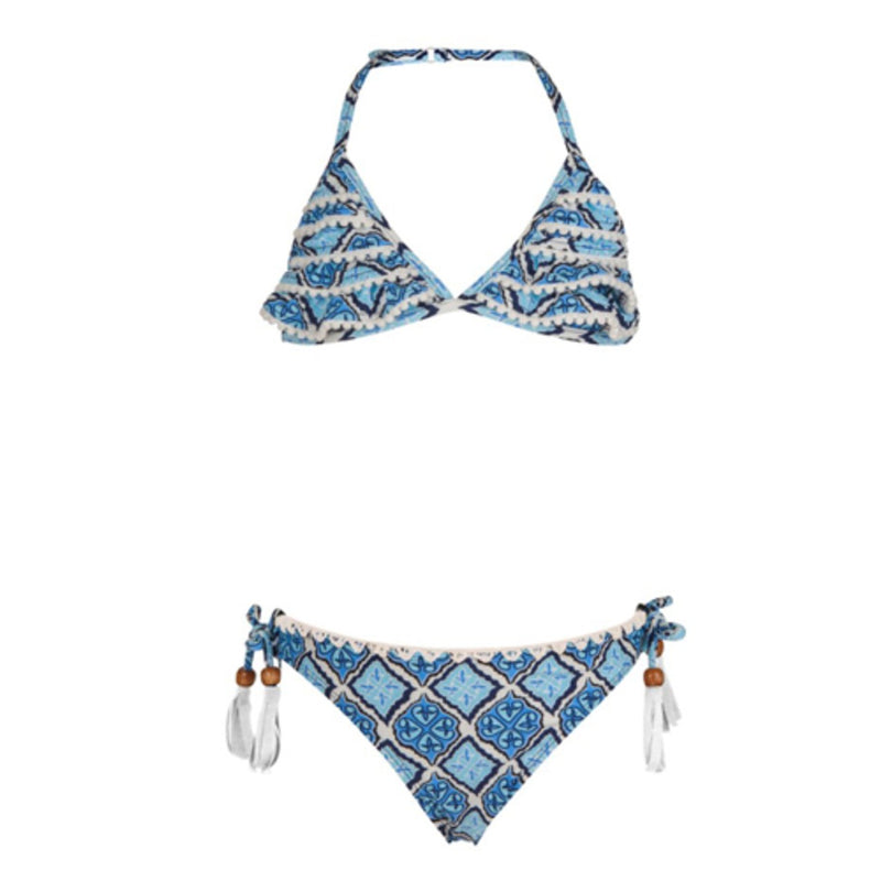 Snapper Rock - Girls Moroccan Ruffle Bikini