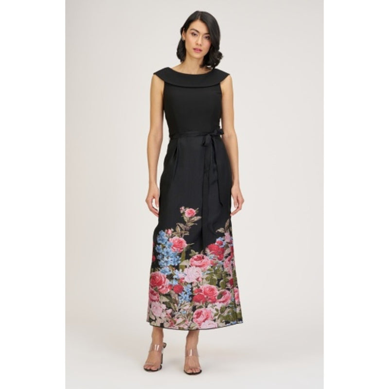 JS Collections - Womens Kellyann Mixed Organza Gown
