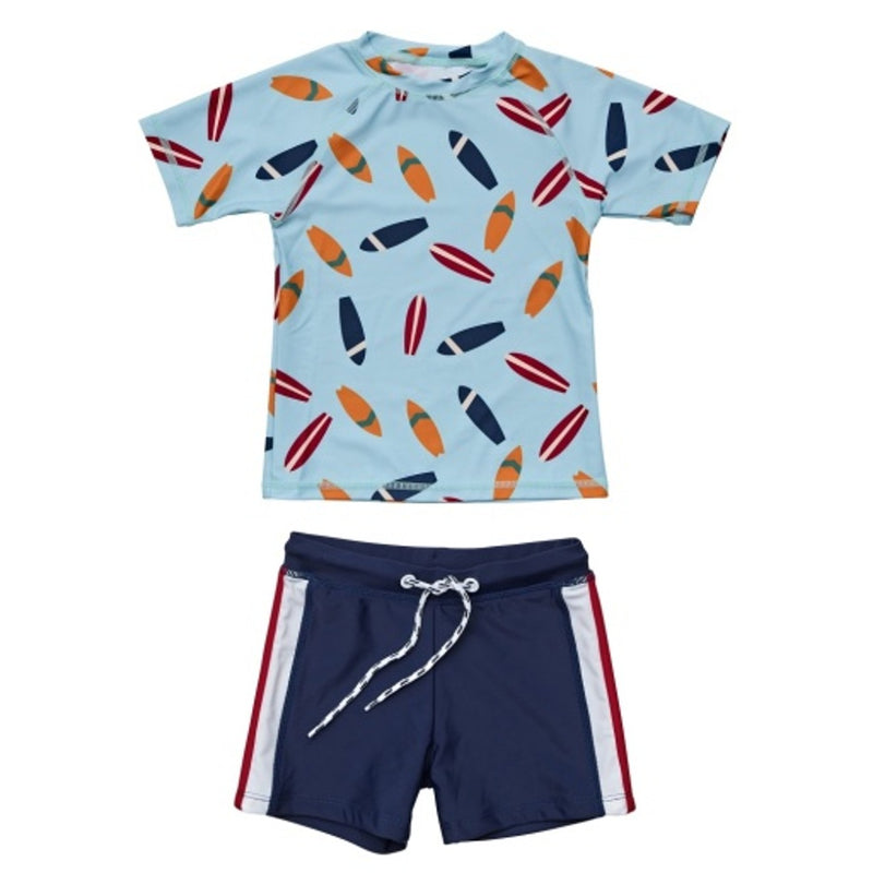 Snapper Rock - Baby Retro Surf Short Sleeve Baby Set
