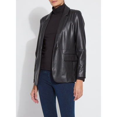 Lysse - Womens Versatile Vegan Leather Blazer