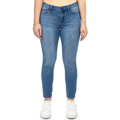 1822 Denim - Womens Petite 26" Butter Mid-Rise Ankle Skinny Jean