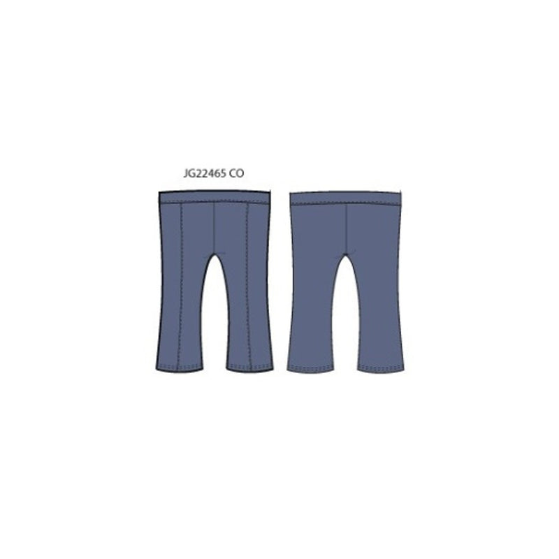 Janie and Jack - Girls K Blu Ponte Flare Pant Sp1