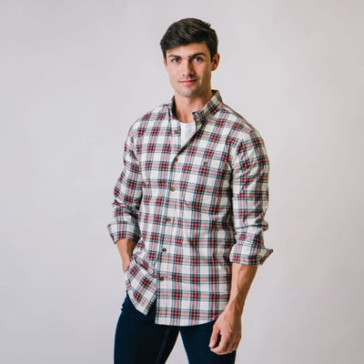 Hope & Henry - Mens Organic Stretch Poplin Shirt