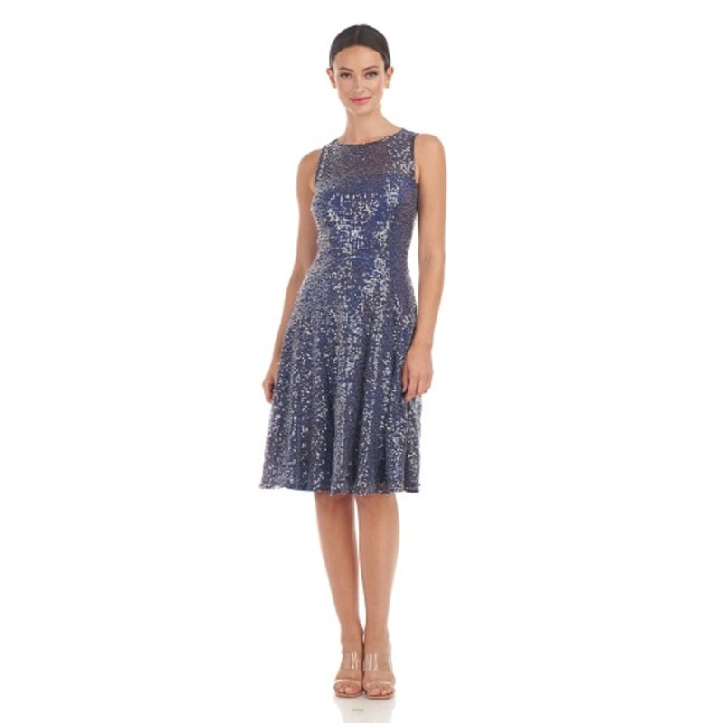 JS Collections - Womens Sophie Ruffle Cocktail Dress