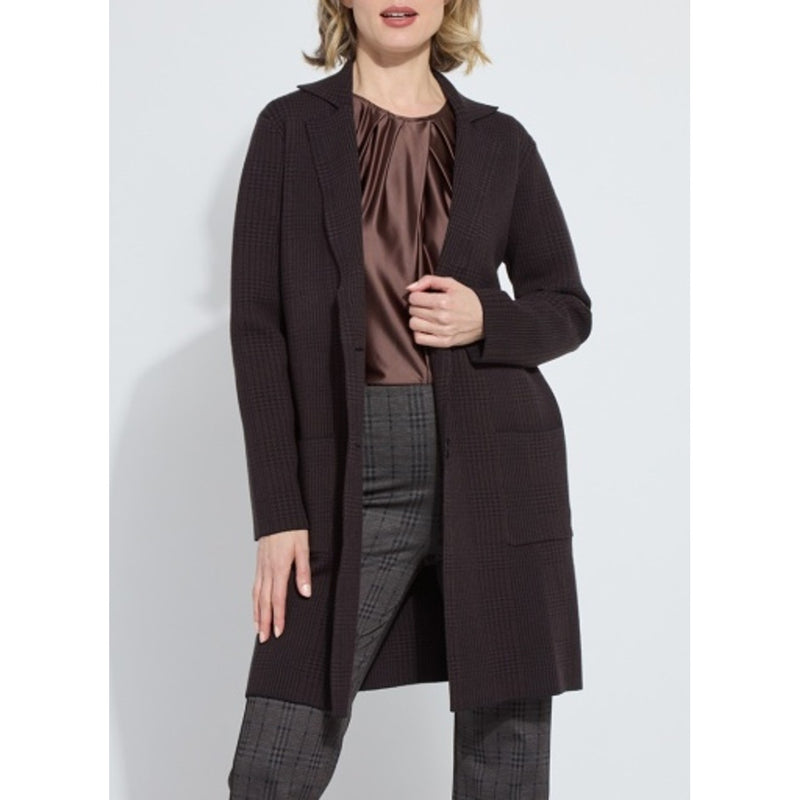 Lysse - Womens Lina Sweater Car Coat Curvy