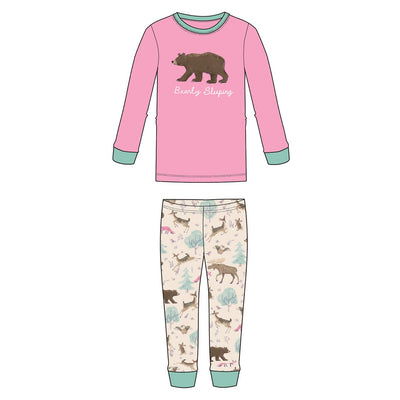 Little Blue House - Forest Creatures Kids Pajama Set