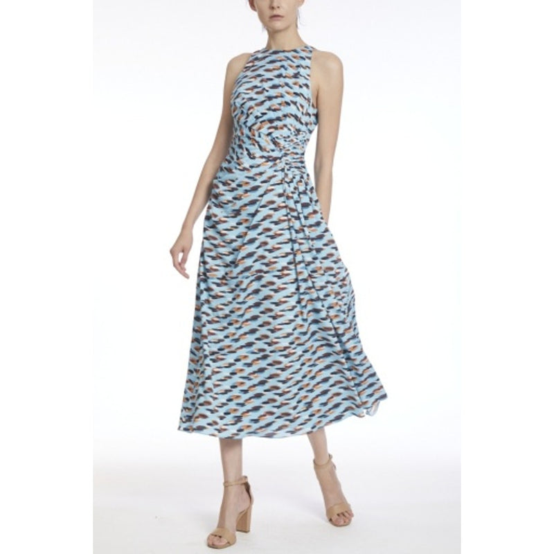 Badgley Mischka - Womens Print Stripe Drape