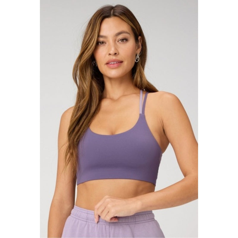 Fabletics - Womens Principal Low Impact Bra - Nightshade/Plum Frost