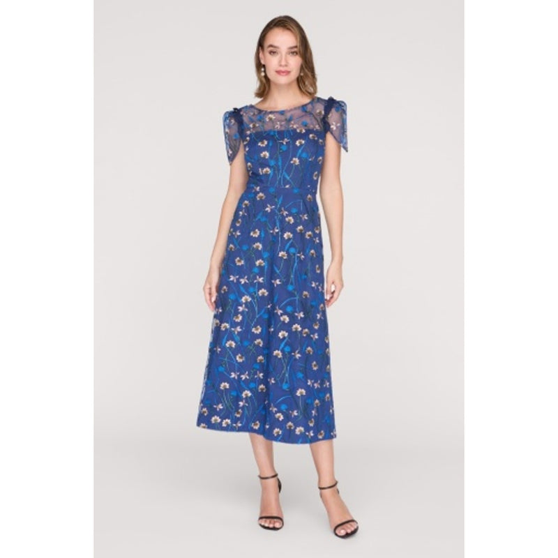 JS Collections - Womens Cambria Tea Length Cocktail