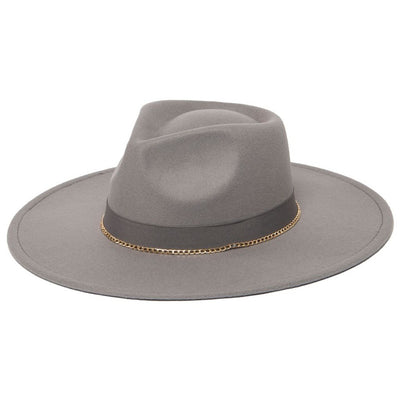 San Diego Hat Company - Faux Felt Fedora with Grosgrain Band