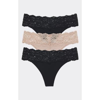 Skarlett Blue - Womens Goddess Thong 3-Pack