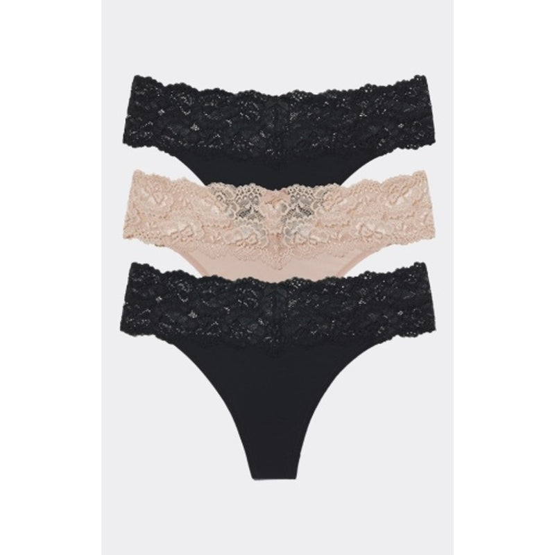 Skarlett Blue - Womens Goddess Thong 3-Pack