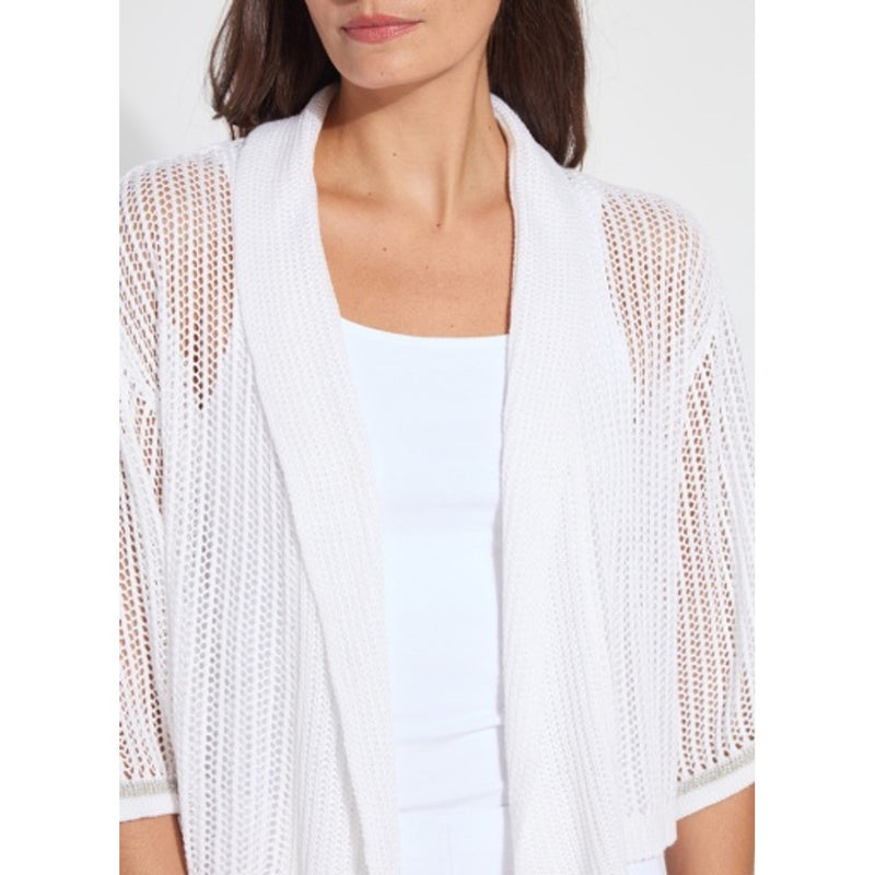 Lysse - Womens Elera Linen Mesh Cardigan