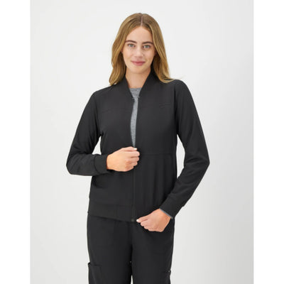 Hanes - Womens Comfort Fit Scrubs Women's Scrub Bomber Jacket