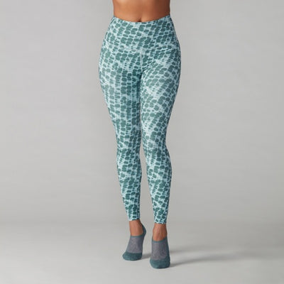 Thirty Three Threads - Unisex High Waisted 7/8 Tight Pebble Tie Dye - Pebble Tie Dye