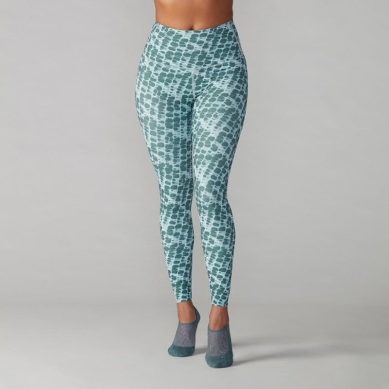 Thirty Three Threads - Unisex High Waisted 7/8 Tight Pebble Tie Dye - Pebble Tie Dye