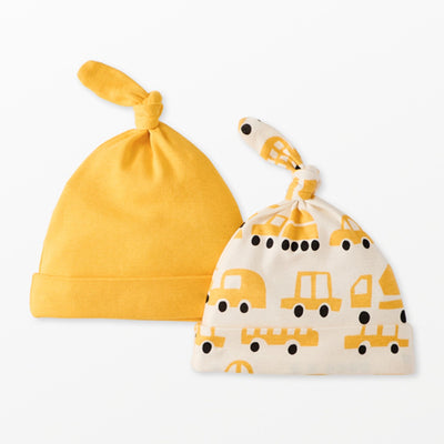 Hanna Andersson - Baby 2-Pack Baby Layette Top Knot Beanie