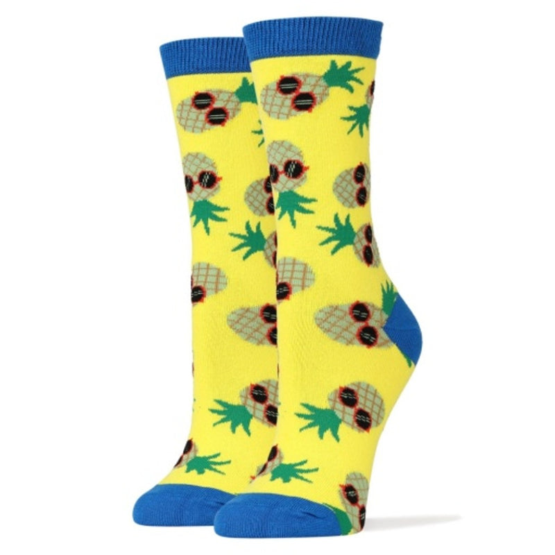 Oooh Yeah - Womens Crew Pineapple Dude Yellow