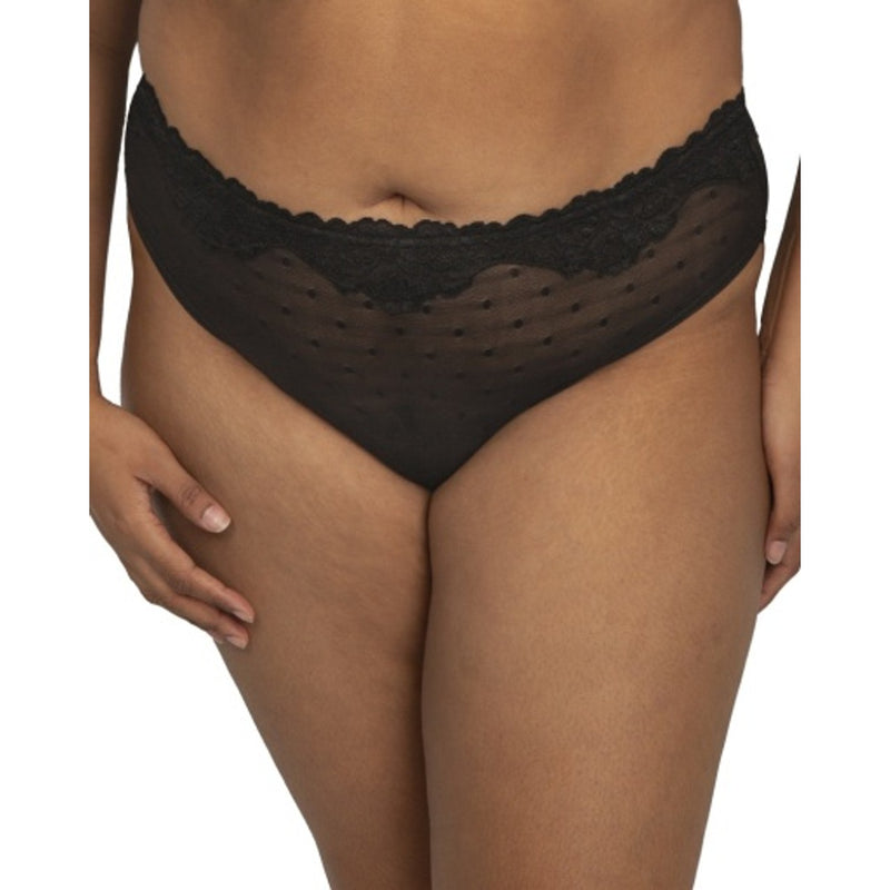 Ariela - Womens Sheer Whisper High Cut Brief Panty