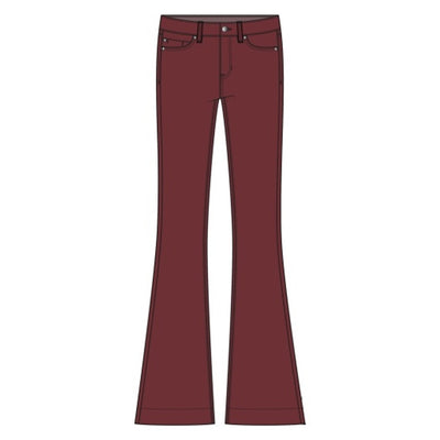 Liverpool Los Angeles - Womens Hannah Comfort Waist Flare with Wide Hem
