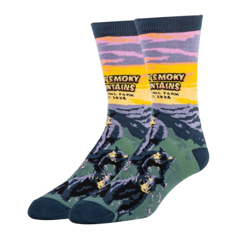 Oooh Yeah - Mens the Great Smoky Mts. Mens Crew Socks