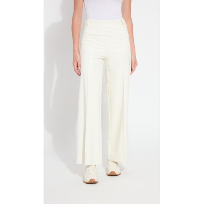 Lysse - Womens Libby Hi Waist Pintuck Vegan Leather Pant