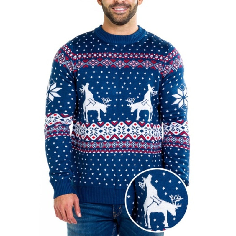 Tipsy Elves - Mens Reindeer Climax Sweater