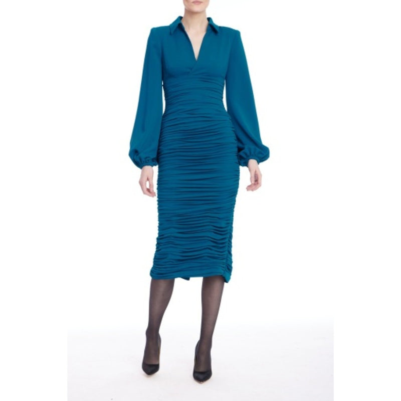 Badgley Mischka - Womens V-Nk Rouched Skt