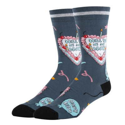 Oooh Yeah - Mens Crew Socks It's My Birthday