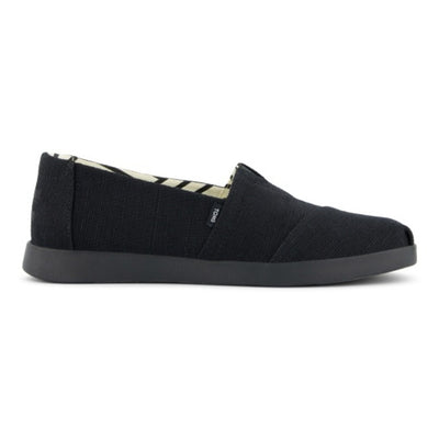 TOMS - Womens Alpargata Plus - Black/Black Heritage Canvas