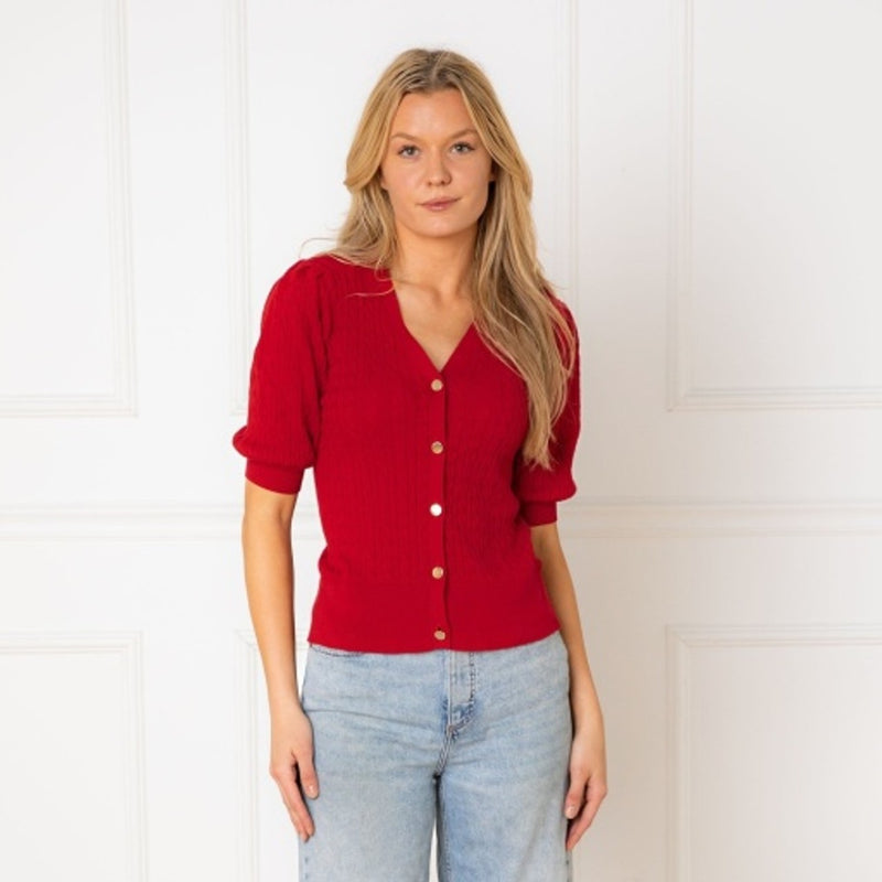 Hope & Henry - Womens Organic Puff Sleeve Sweater