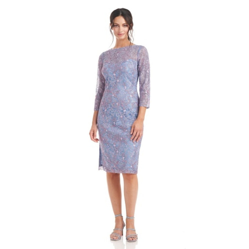 JS Collections - Womens Payton Illusion Cocktail Dress