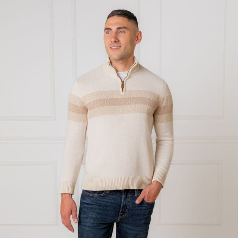 Hope & Henry - Mens Organic Half Zip Pullover