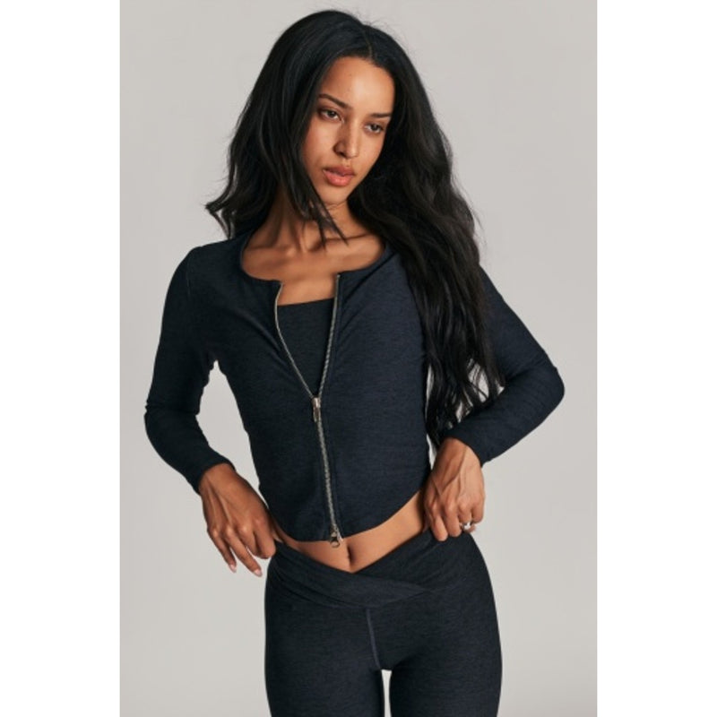 Year of Ours - Womens Stretch Zip Up Cardigan