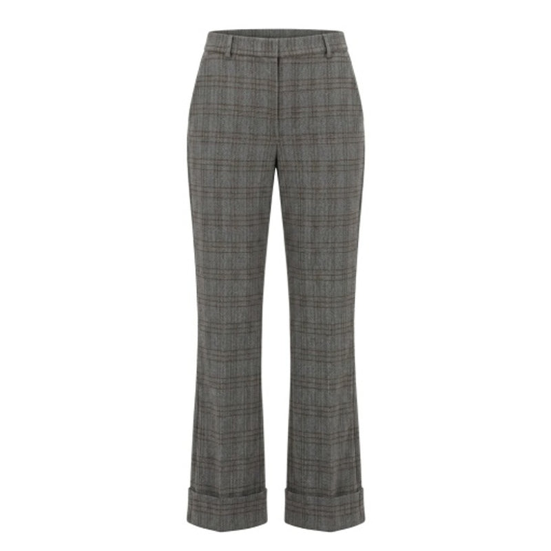 Liverpool Los Angeles - Womens Hr Flare Trouser with Cuff Hem 31" Ins