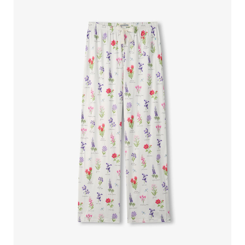 Little Blue House - Wild Flowers Womens Pj Pants in a Bag