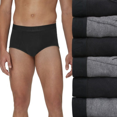 Hanes - Mens Ultimate Men's Underwear Briefs Pack 6-Pack Comfortsoft Cotton Moisture-Wicking